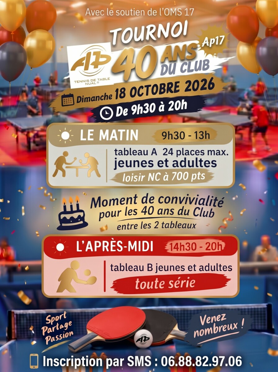 Tournoi des 40 ans du club