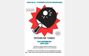 Stage pour adultes 26 &amp; 27 Décembre 2024