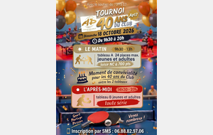 Tournoi des 40 ans du club