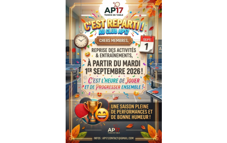 Rentrée AP17