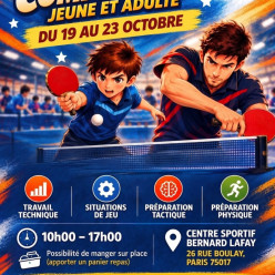 Stage de la Toussaint 2026